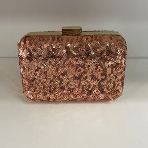 Carvela Bronze Sequin Purse Clutch by Kurt Geiger
